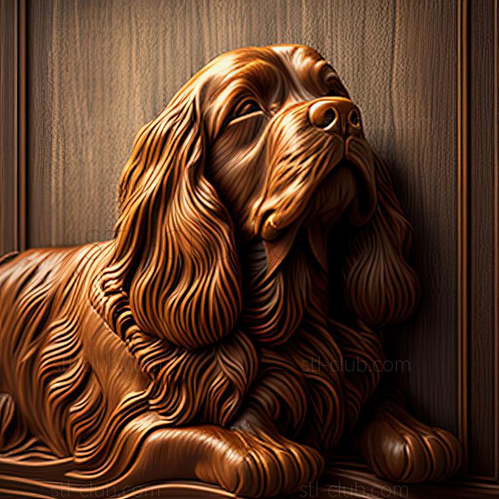 st Sussex Spaniel dog